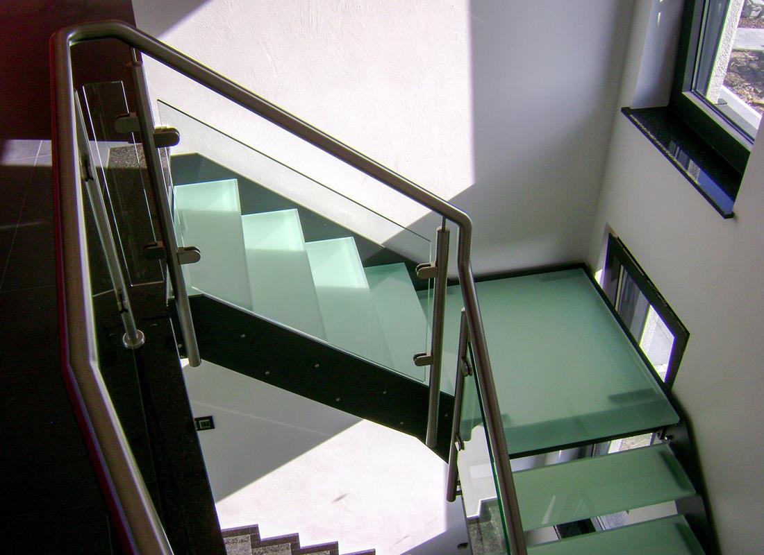 Moderne Treppe als Blickfang