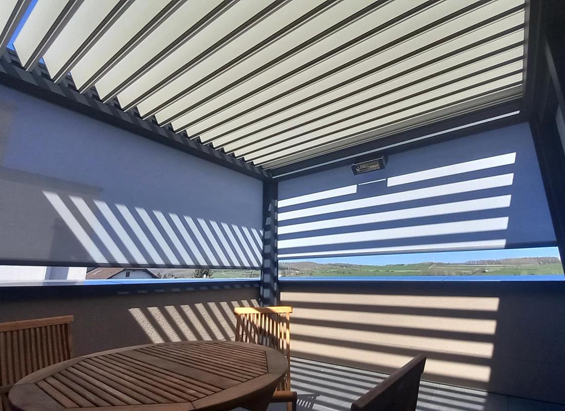 Pergola mit Rundumschutz - Produkte