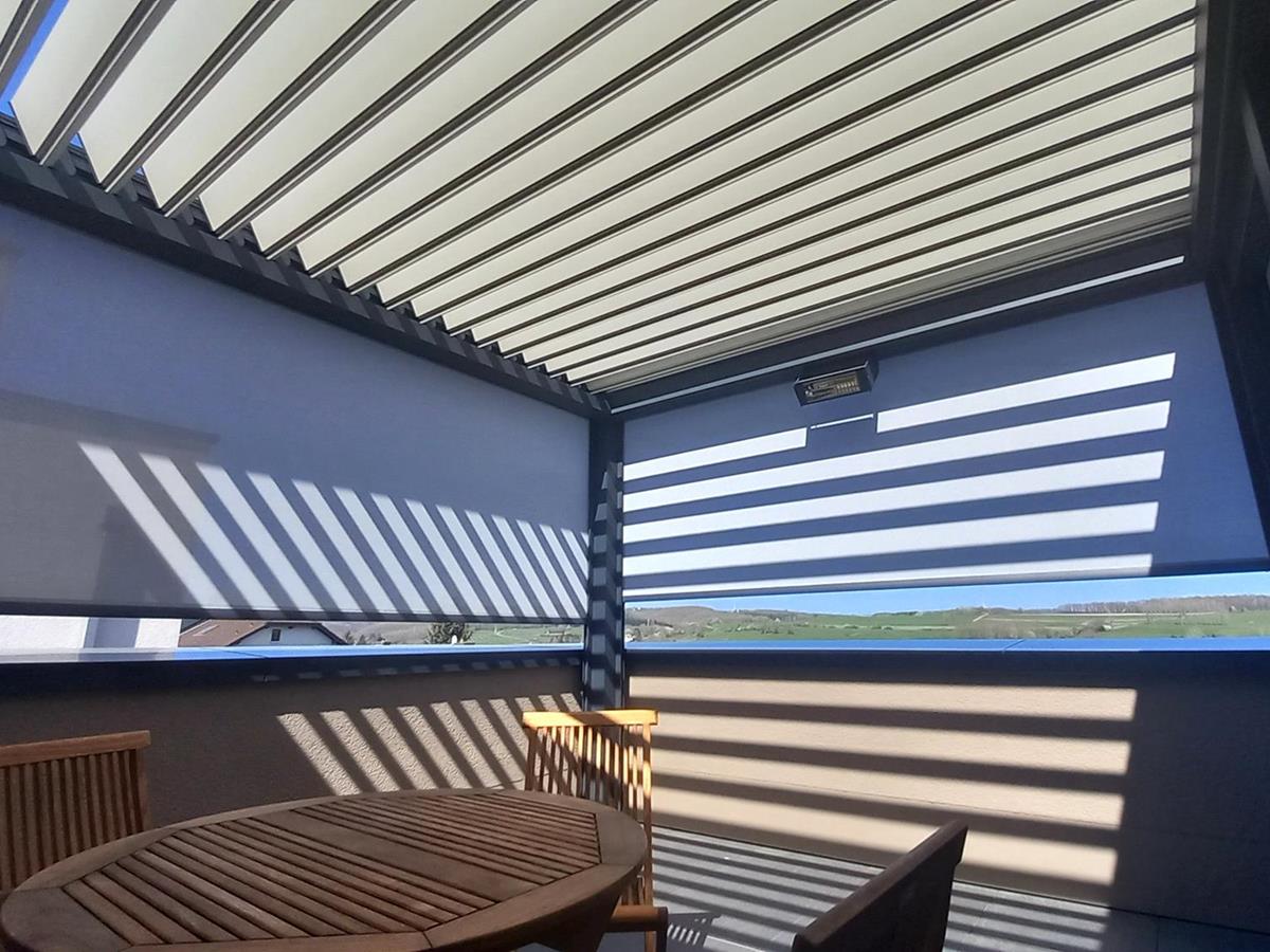 Pergola avec protection complète