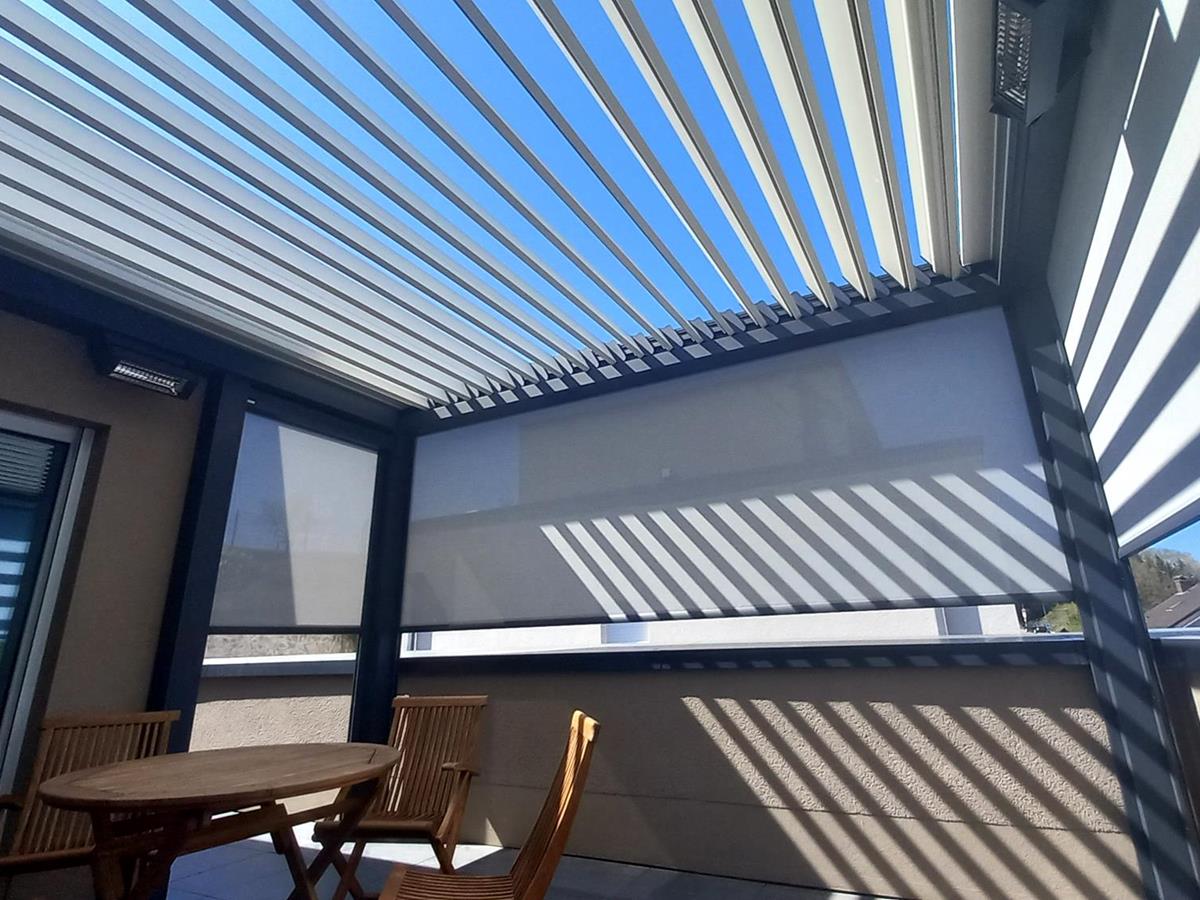 Pergola avec protection complète